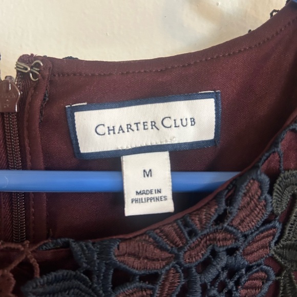 Charter Club sleeveless blouse Size M - Picture 2 of 5